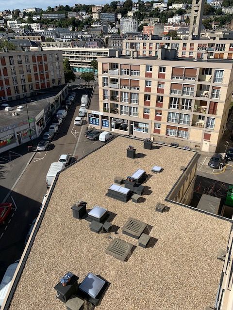 Ilot S63 - Le Havre - Rénovation énergétique de la toiture terrasse - Dufour Le Havre