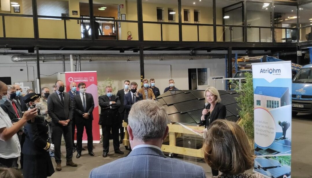 La ministre de la transition écologique en visite chez DUFOUR