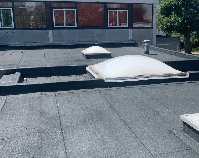 Chantier de toitures-terrasses