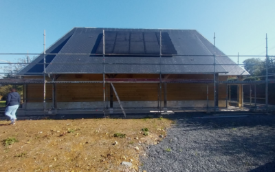 Projet de rénovation de toiture achevé avec succès