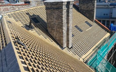 Rafraîchissement d’une toiture en ardoise – Le Havre Coty